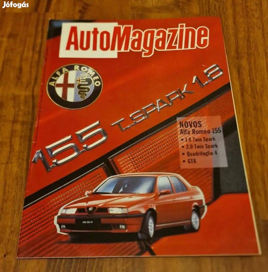 ALFA Romeo 155 Bemutató Kiadvány A Portugal Auto Magazine Különszáma