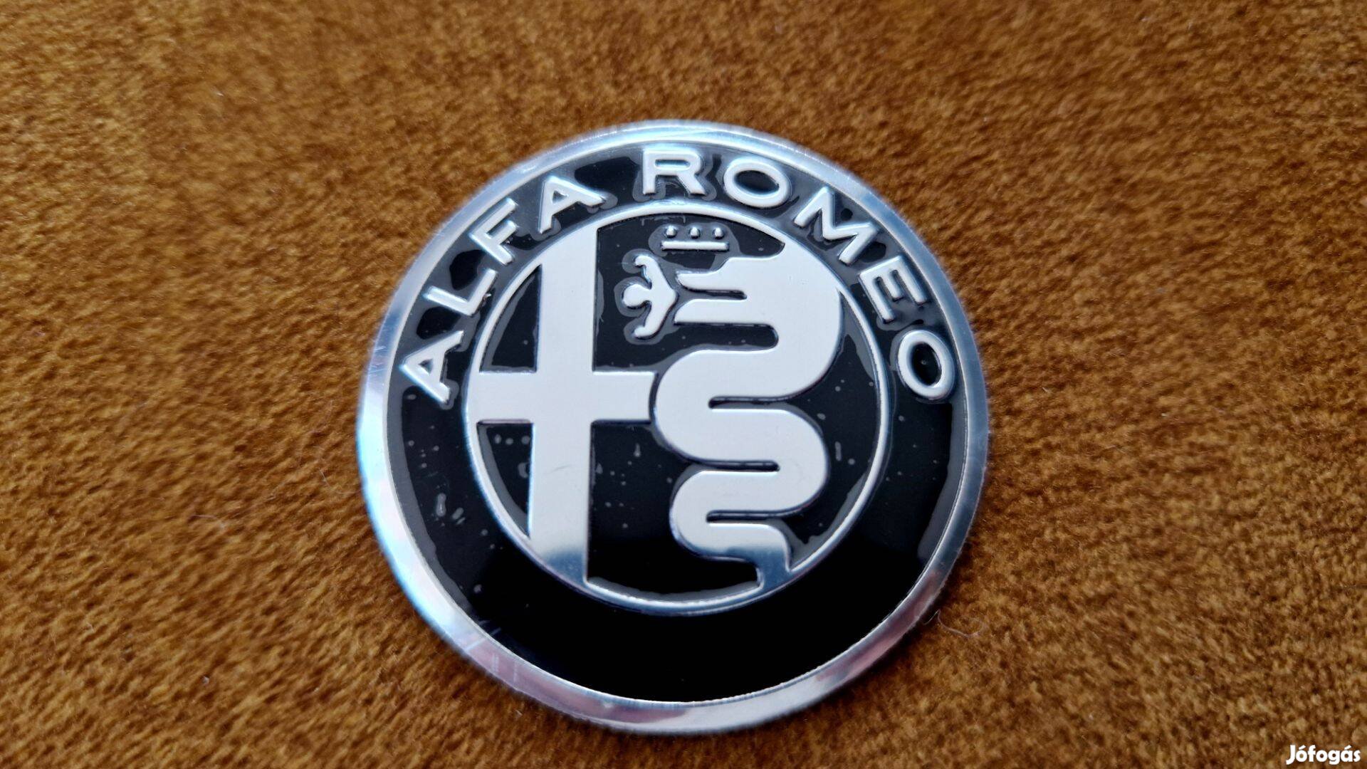 ALFA Romeo embléma logó fém első hátsó 3D
