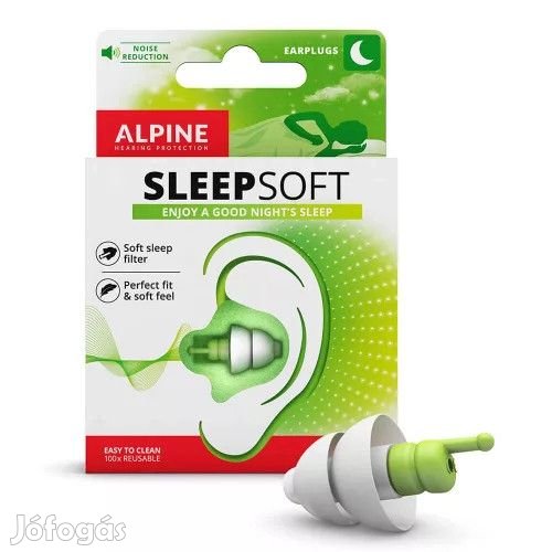 ALPINE SLEEPSOFT FÜLDUGÓ éjszakai alváshoz 1 PÁR