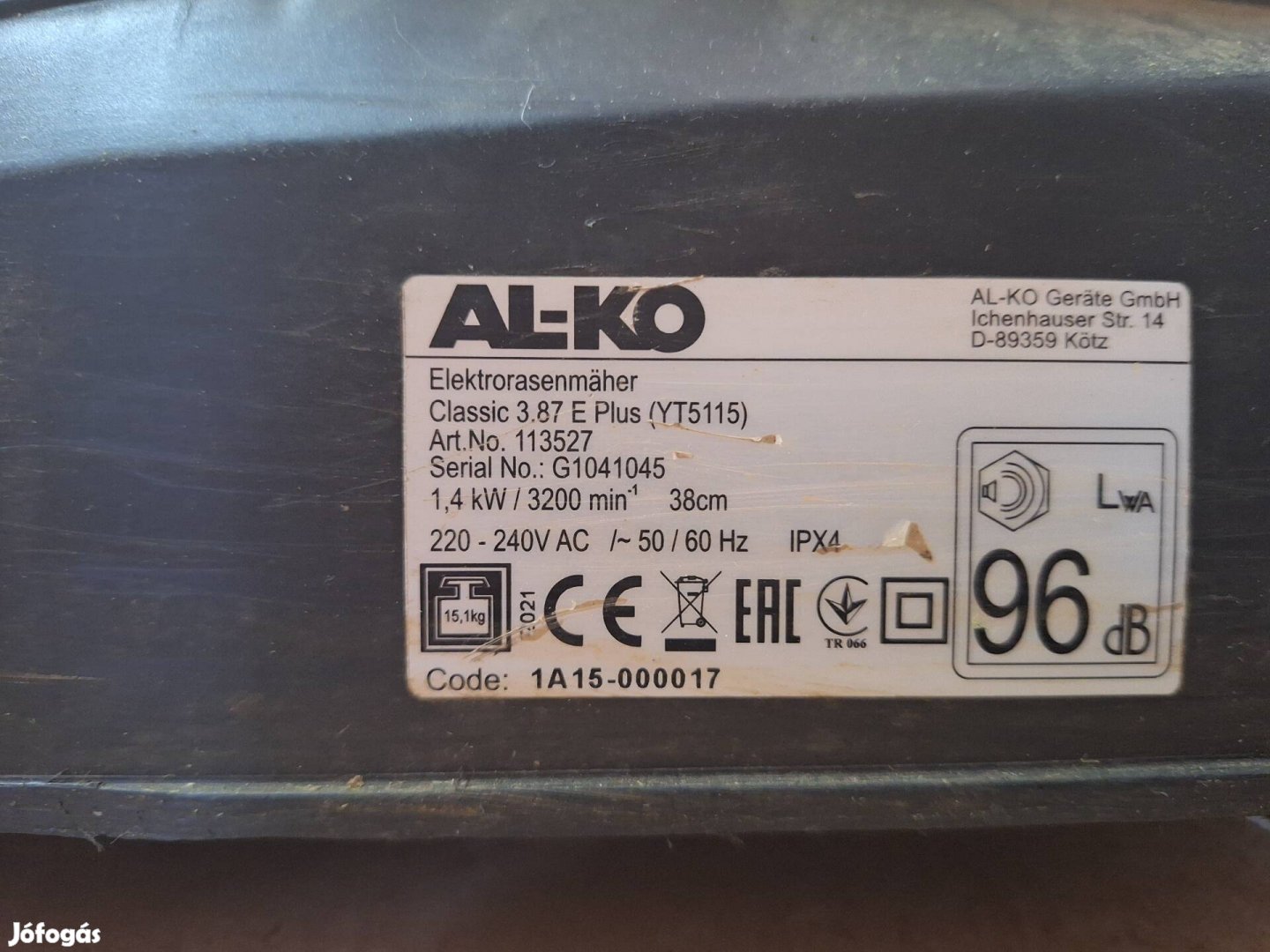 AL-KO Classic Plus 3.87 E