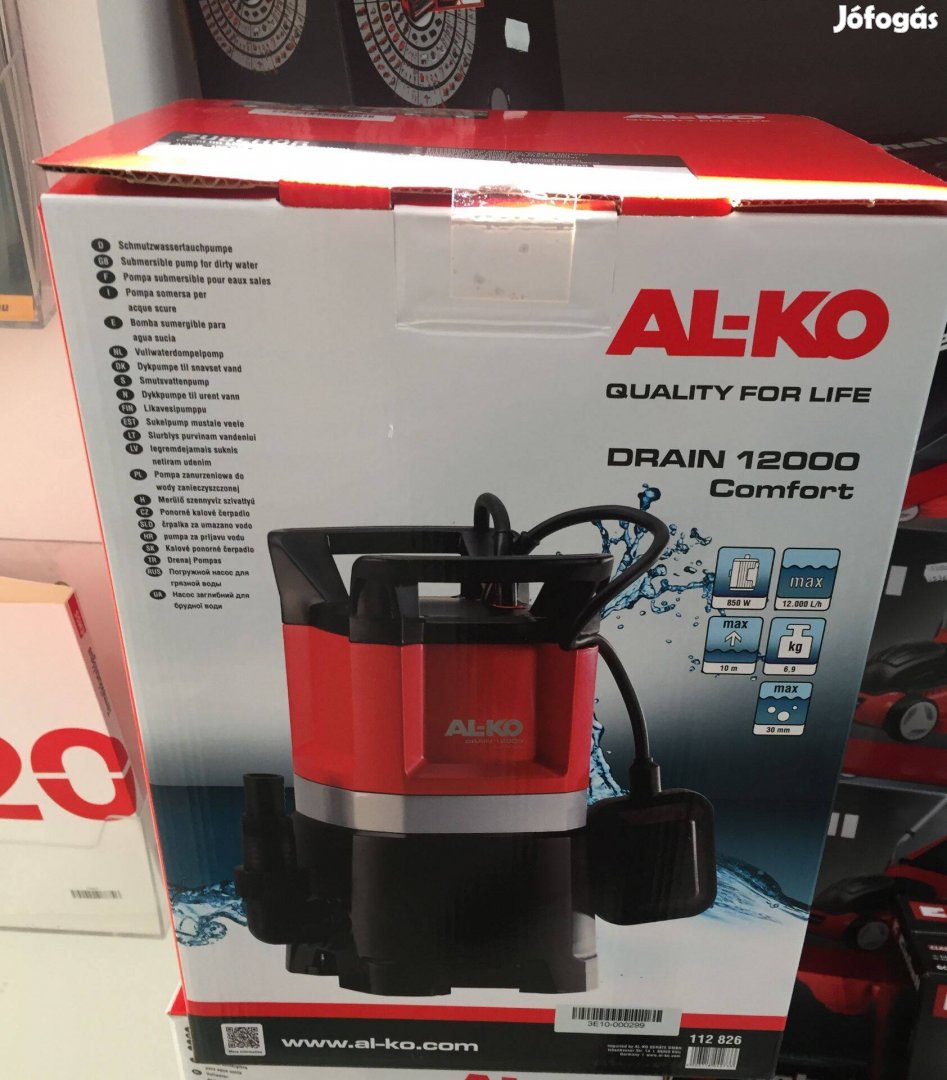 AL-KO Drain 12000 Comfort Merülő szennyvíz szivattyú