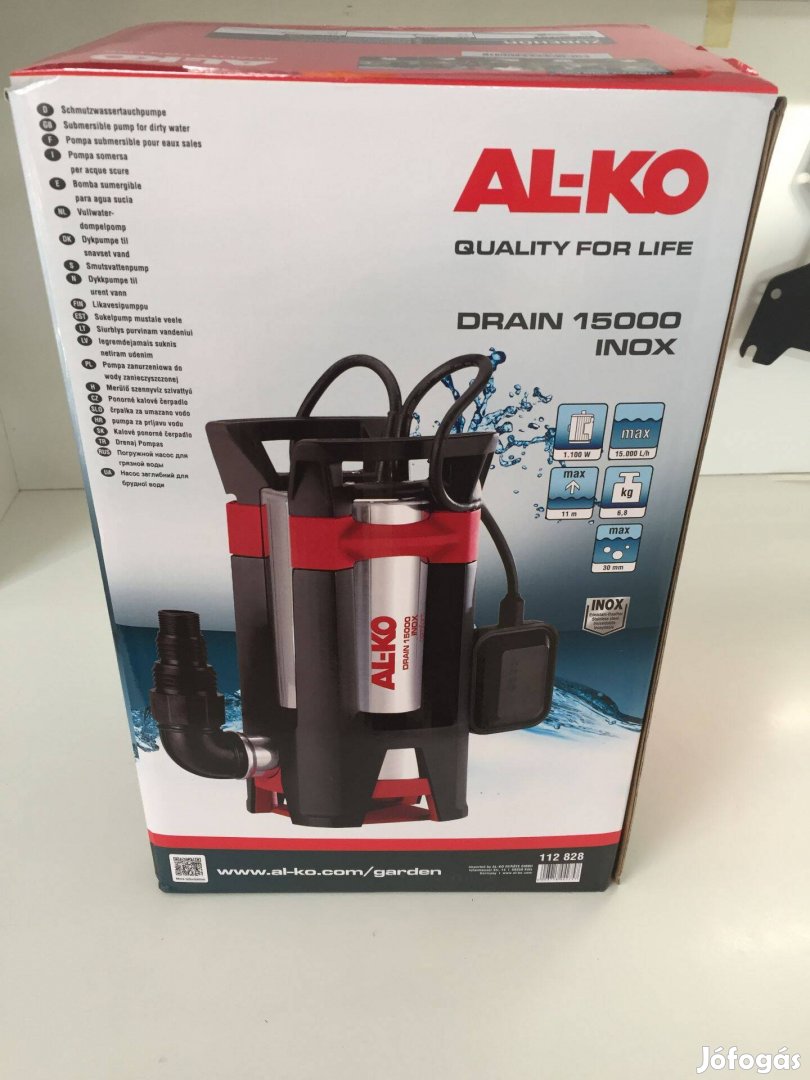 AL-KO Drain 15000 Inox Comfort Szennyvíz szivattyú