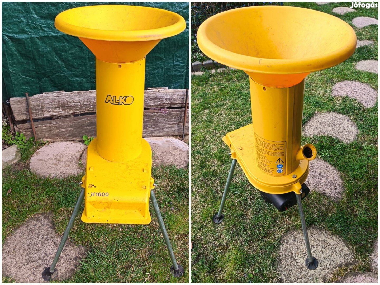 AL-KO H 1600 komposzt aprító, ágaprító