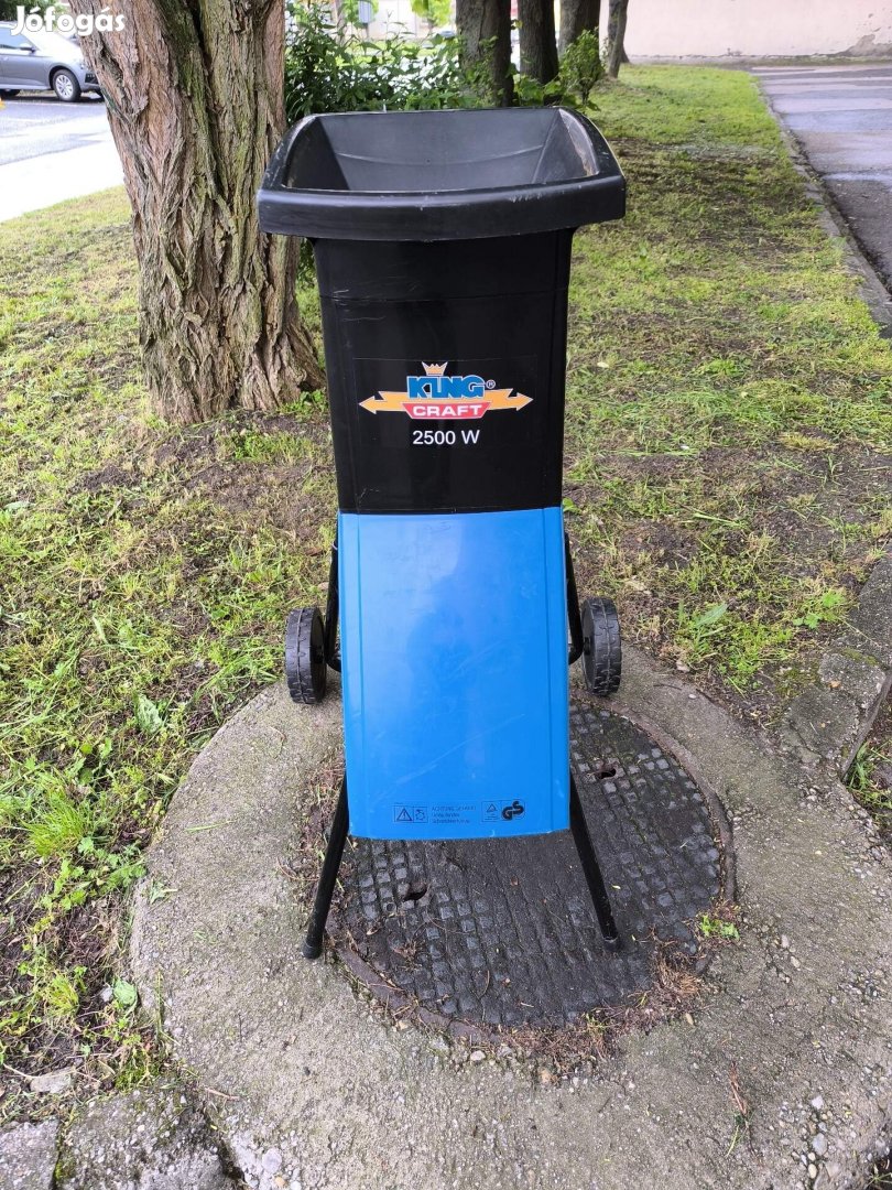 AL-KO King CRAFT 2500W ágdaráló ágapritó ág gyümölcs aprító daráló!
