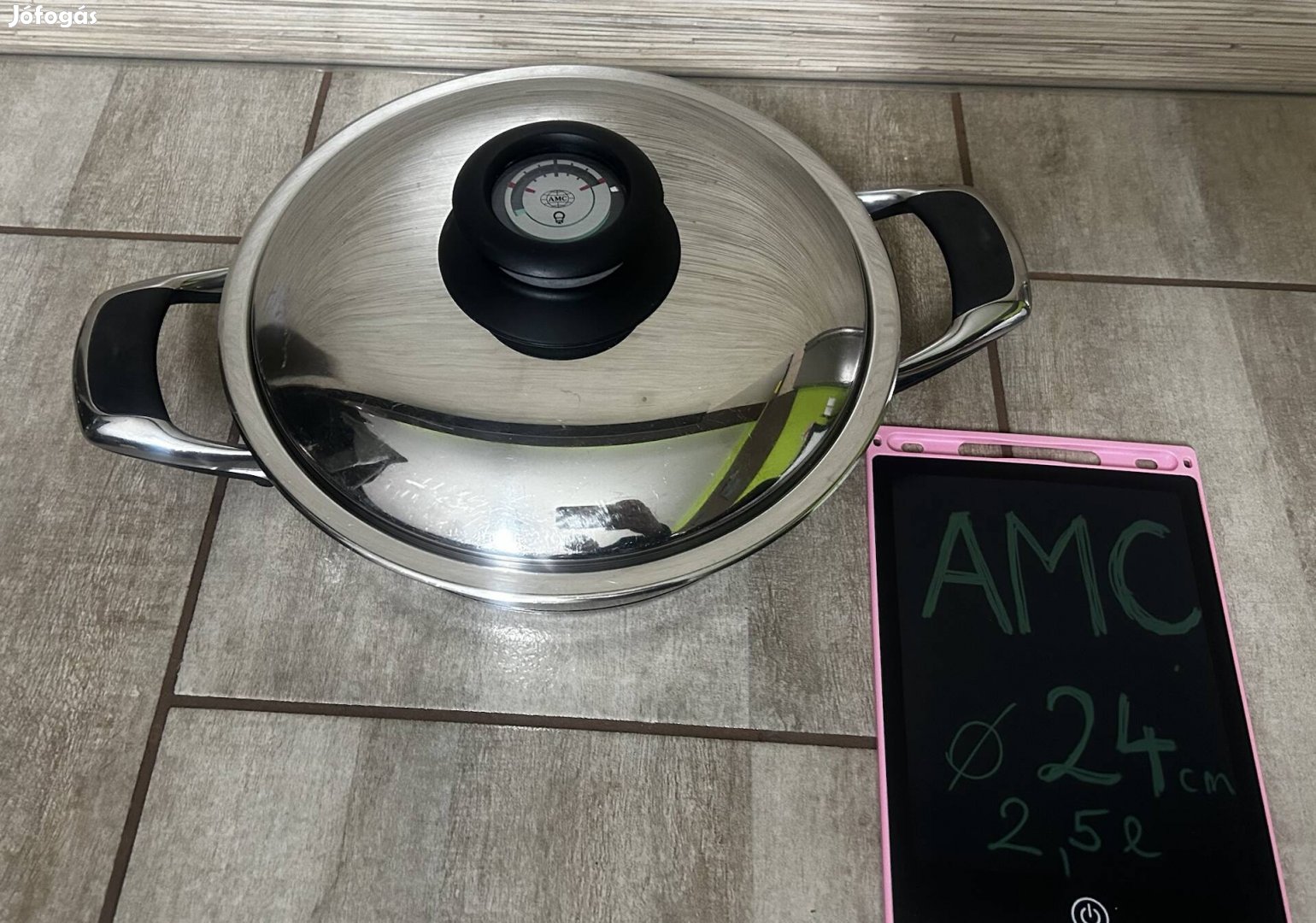 AMC 2,5 l-es indukciós rozsdamentes edény lábas