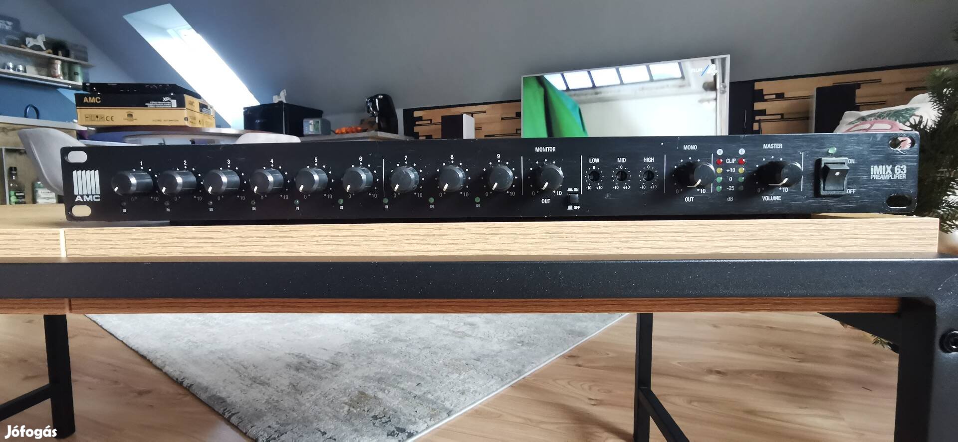 AMC imix stereo előerősítő és mixer fantomtáppal