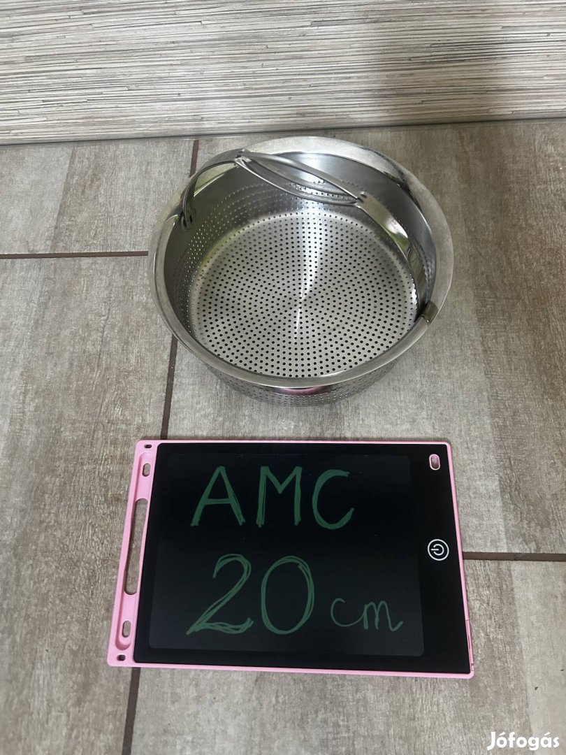 AMC rozsdamentes Softiera szűrő pároló betét 20 cm