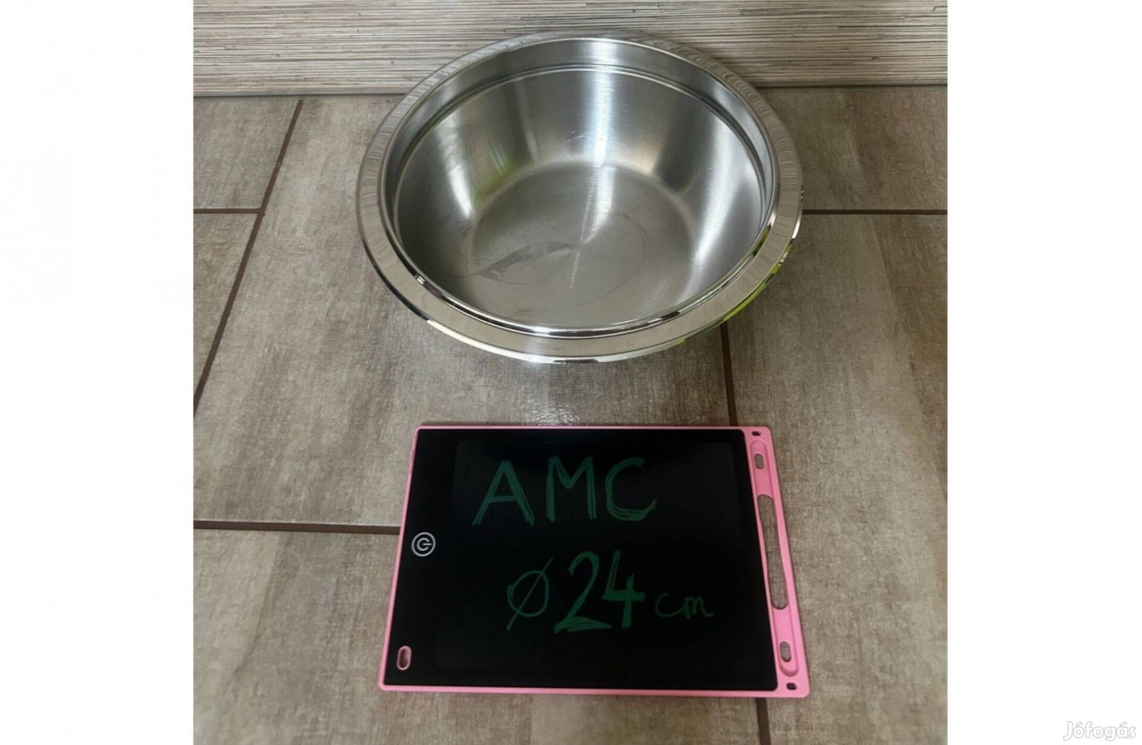 AMC rozsdamentes kombitál 24 cm 2,5 liter tál