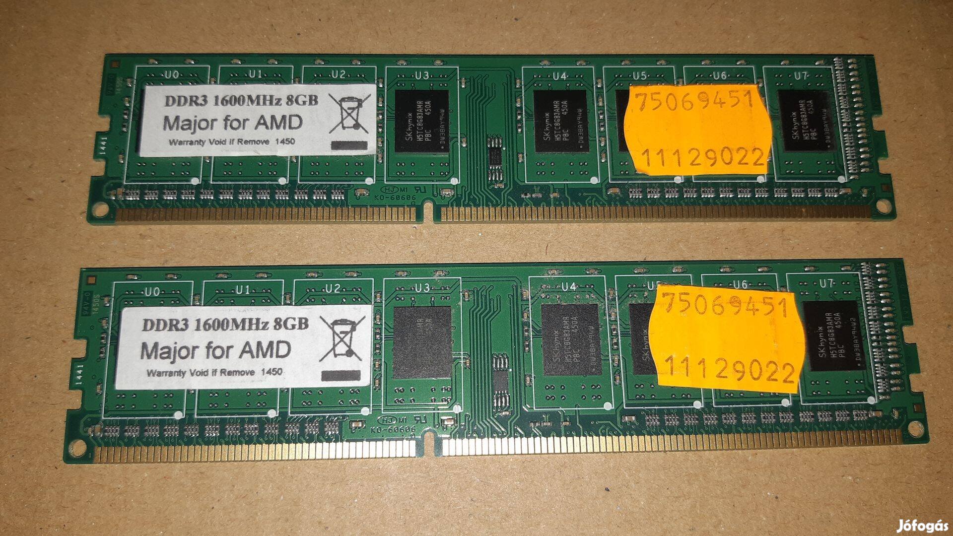 AMD 2x8GB 1600MHz DDR3