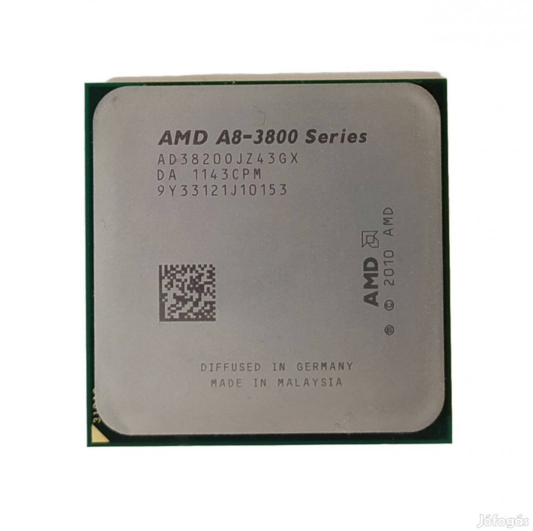 AMD A8-3820 processzor / APU 4x2.4GHz FM1
