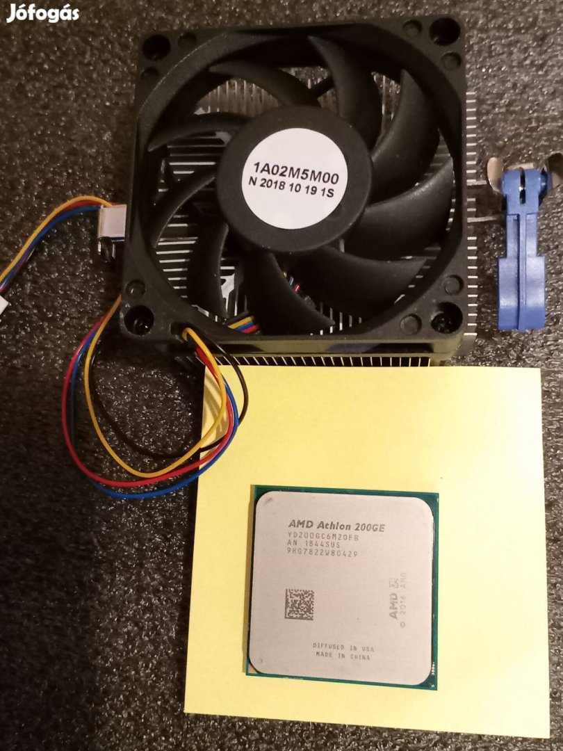 AMD AM4 Processzor (Athlon 200GE + hűtő)