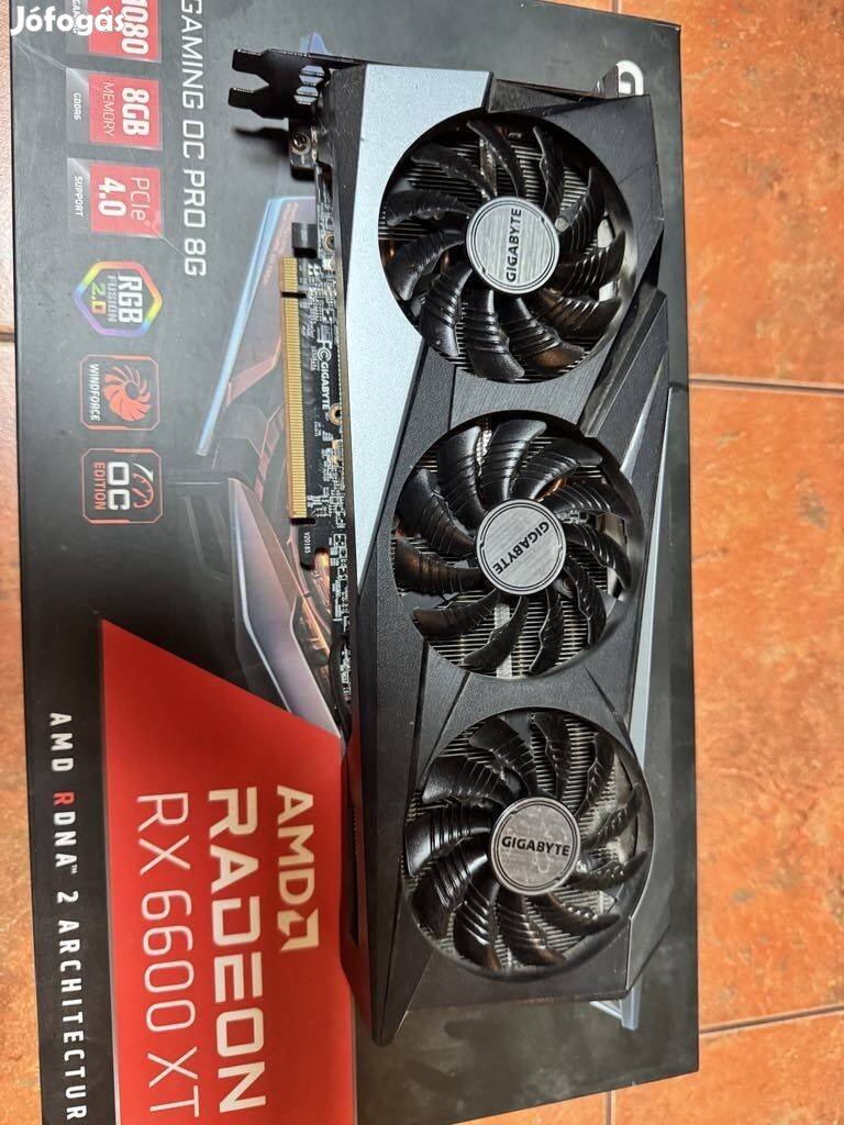 AMD Radeon Gigabyte RX6600XT Gaming OC Pro 8GB