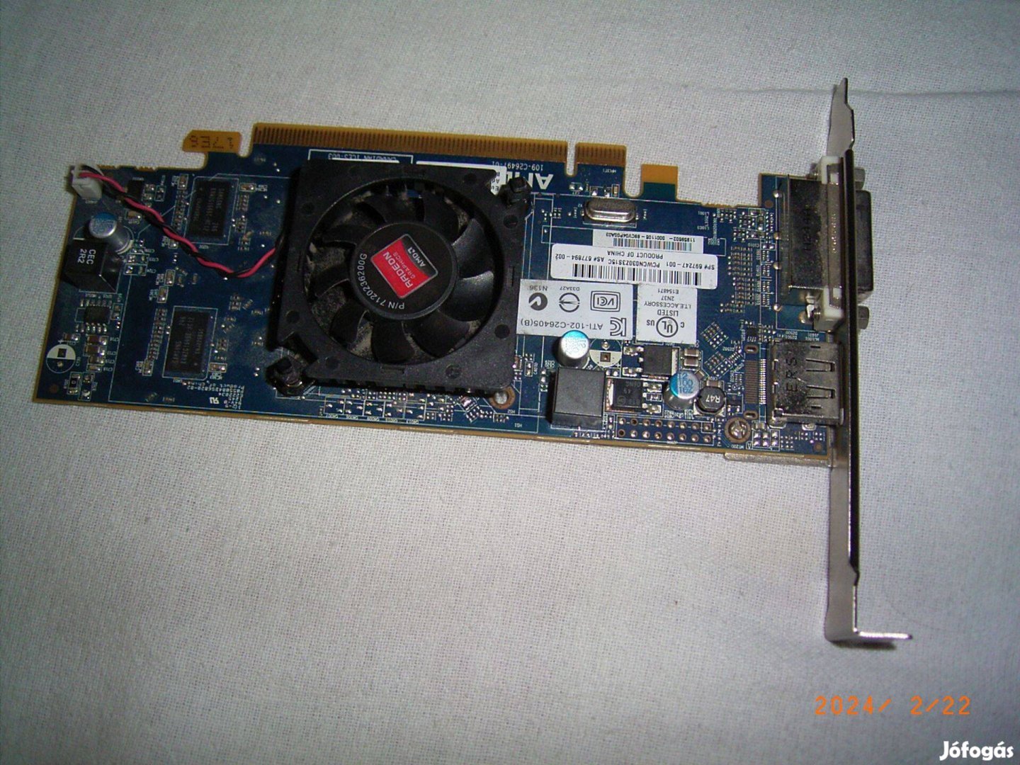 AMD Radeon HD PCI-E HD felbontású videókártya