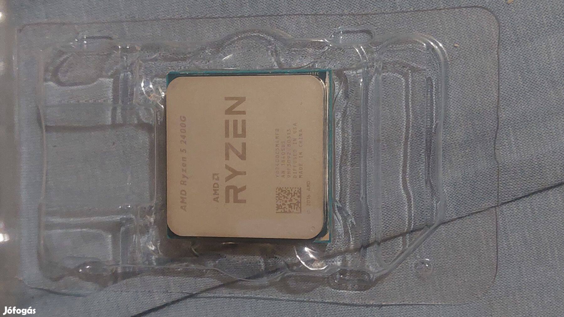 AMD Ryzen 5 2400 G + Hűtó