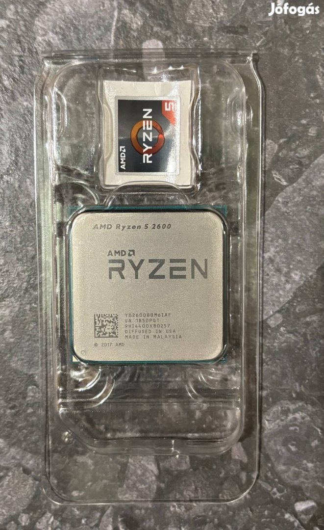 AMD Ryzen 5 2600 processzor gyári hűtővel eladó!