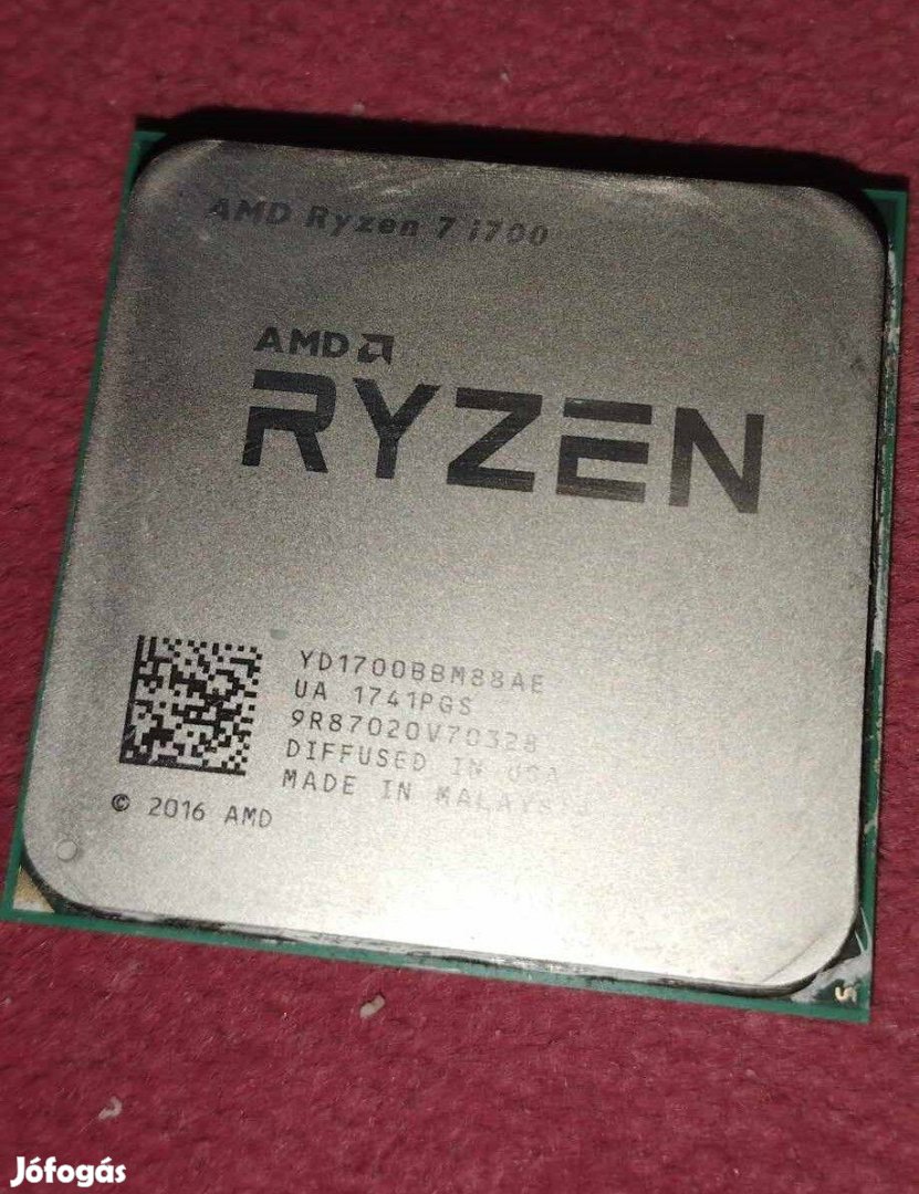 AMD Ryzen 7 1700 8-Core 3GHz AM4 Processzor