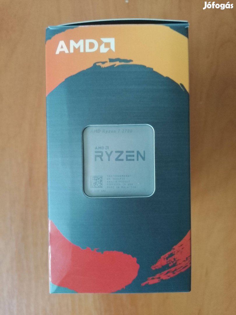 AMD Ryzen 7 2700 processzor és venti - komplett szett