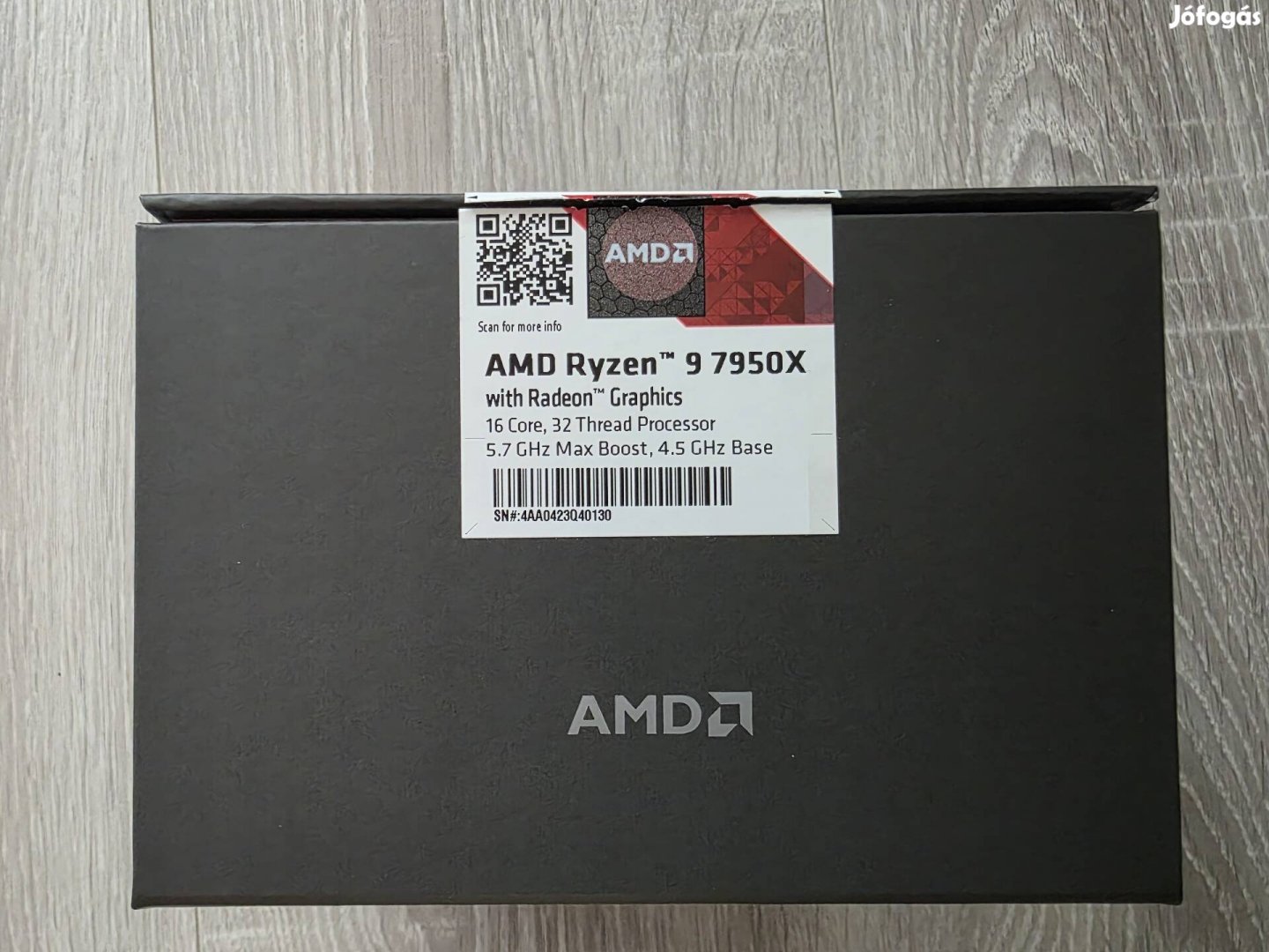 AMD Ryzen 9 7950X  processzor garanciával 