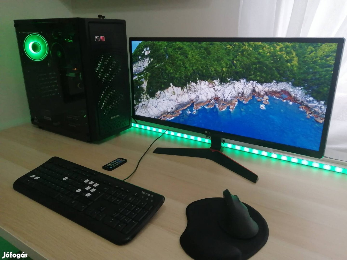 AMD asztali PC +LG ultrawide monitor