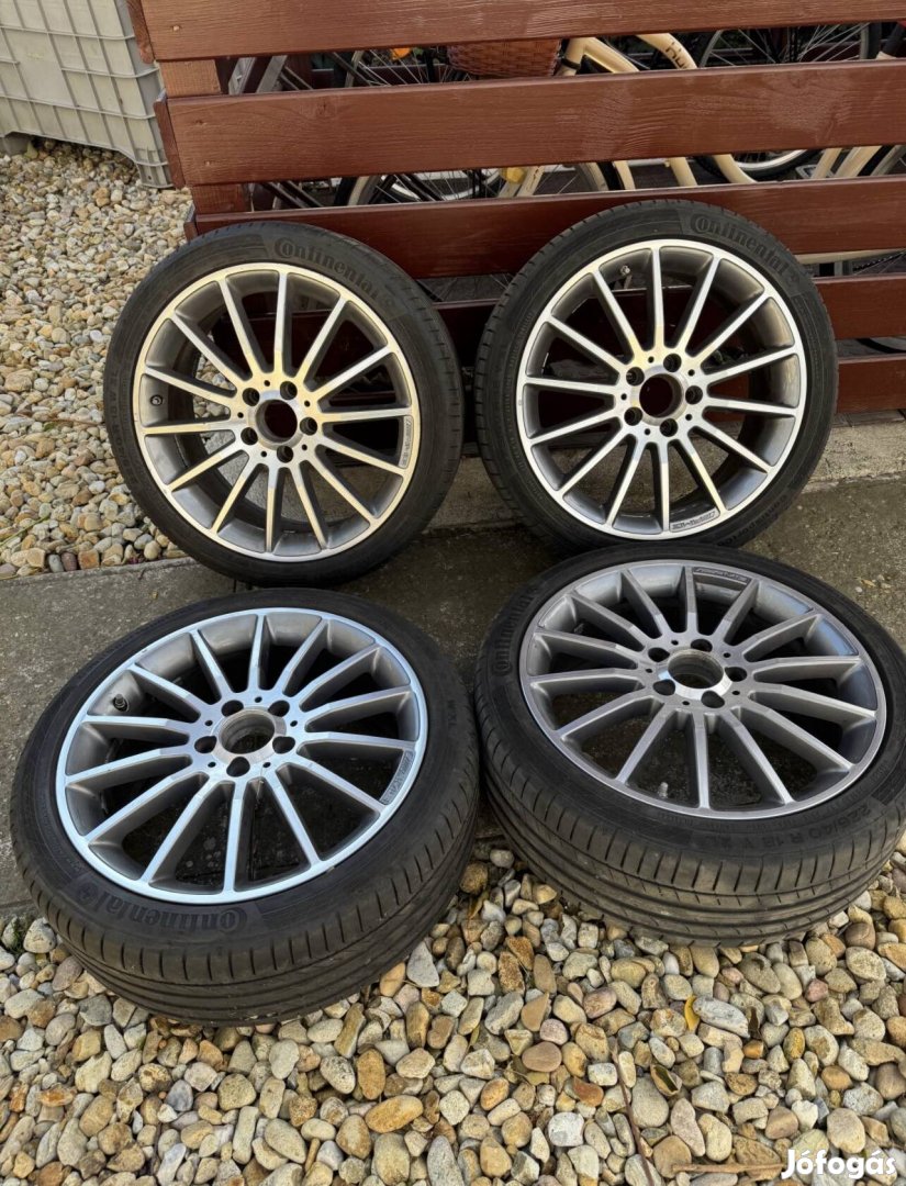 AMG Mercedes 18" alufelni szett Continental gumikkal