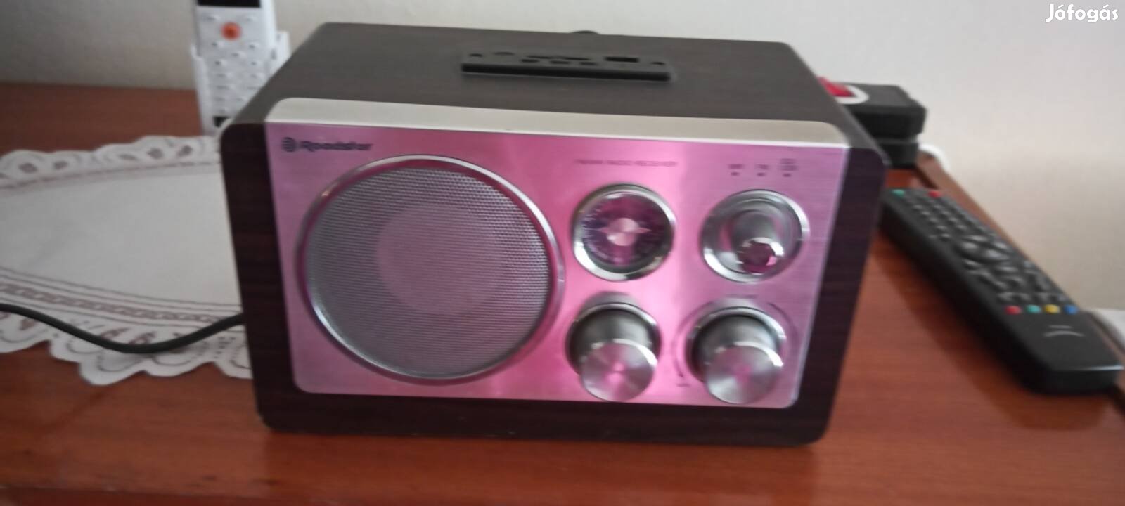 AM/FM Retró Rádió UBS/SD/MMC funkcióval használt  uzemkepes