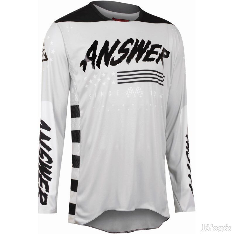 ANSWER A22 Elite Redzone mez szürke/fekete, 2XL méretben