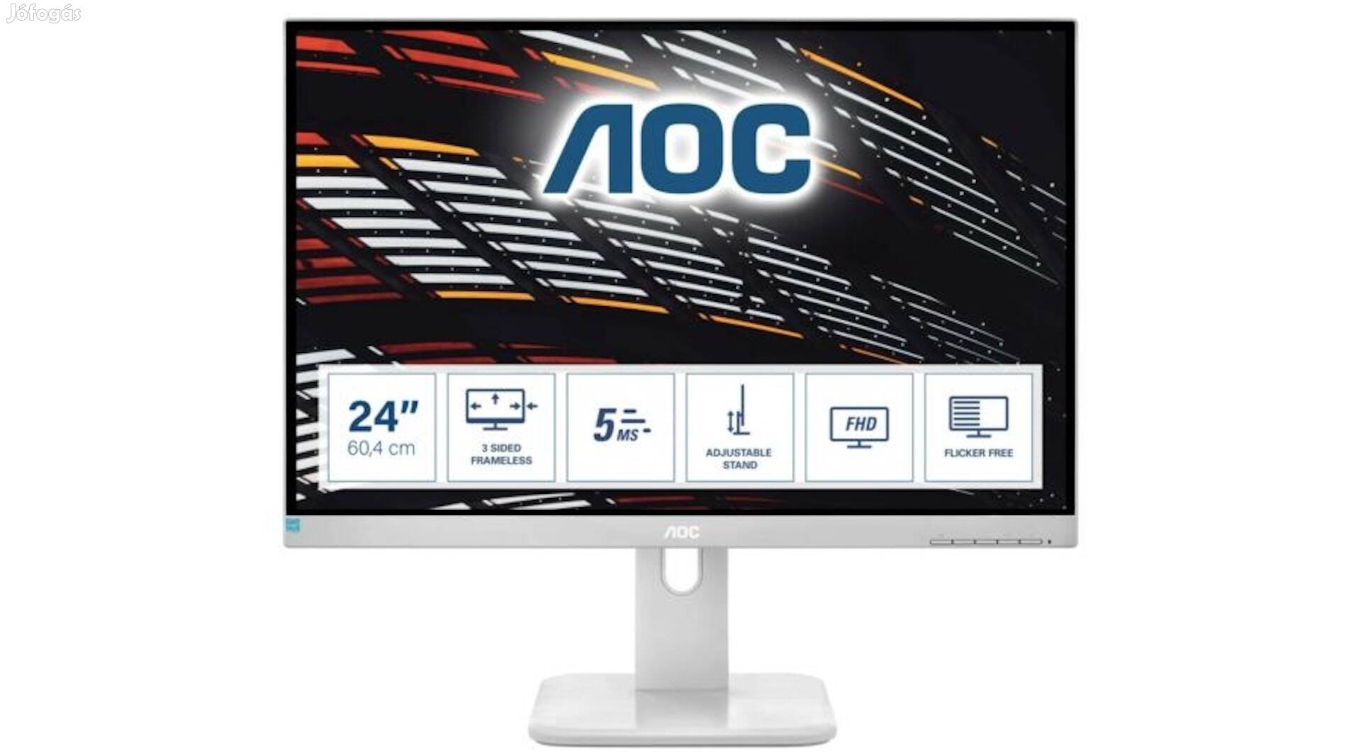 AOC 24" 24P1 IPS LED (HDMI) vékonykávás monitor