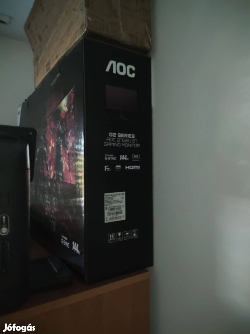 AOC 27G2U/BK IPS 144 HZ G-SYNC/Freesync monitor dobozában