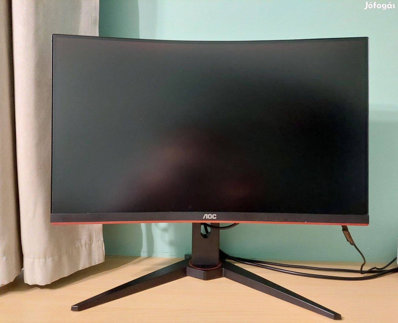 AOC C24G01 ívelt gamer 24", Full HD, 144Hz-es monitor