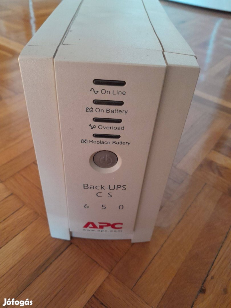 APC Back-UPS CS 650 szünetmentes tápegység