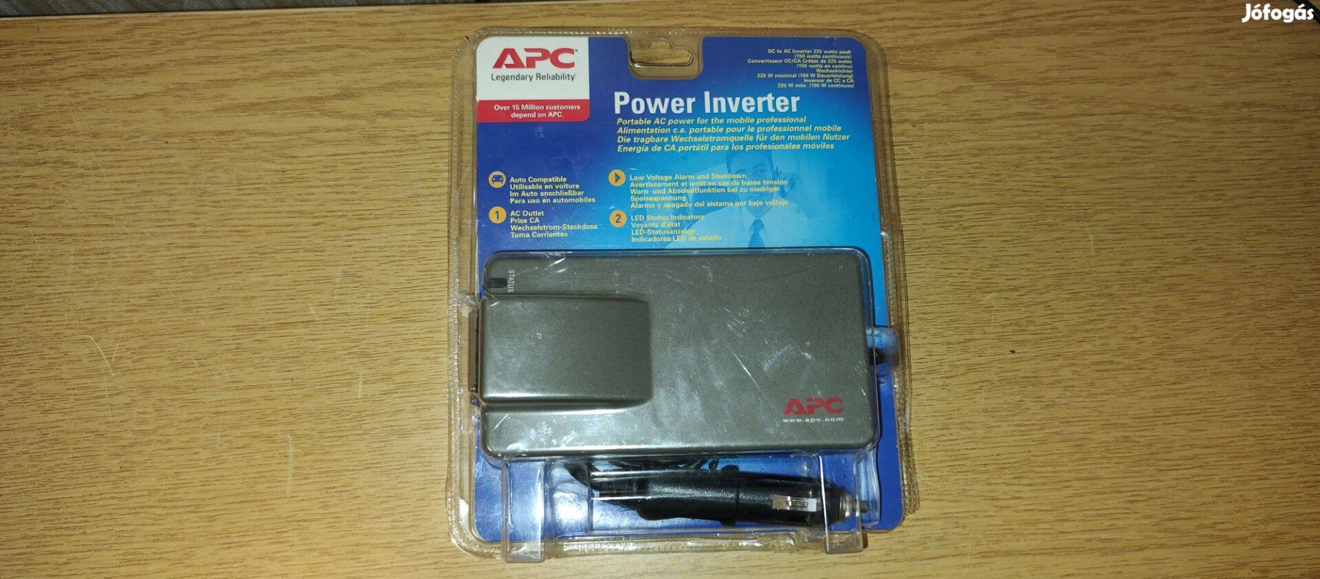 APC Pnoteac150-EC 150Watt/225Watt autós inverter gyakorlatilag új