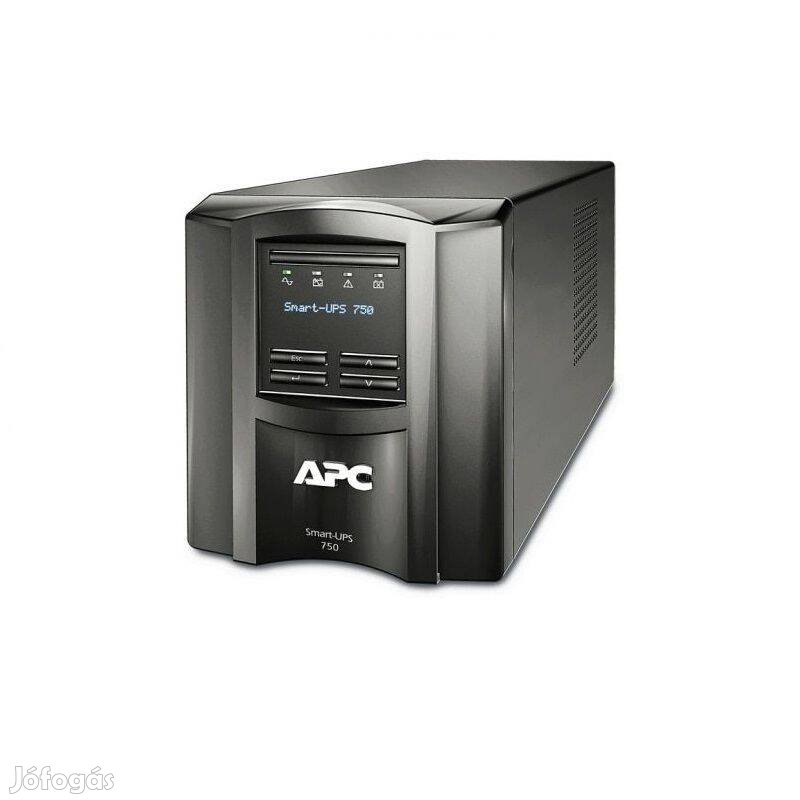 APC Smart-UPS SMT750I LCD szünetmentes tápegység 750VA / 500W - refurb