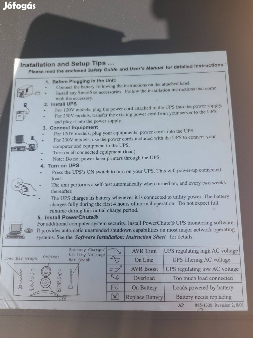 APC Szünetmentes Tápegység !!