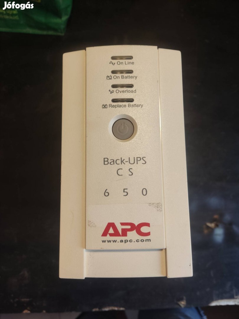 APC back-UPS CS 650 szünetmentes tápegység 