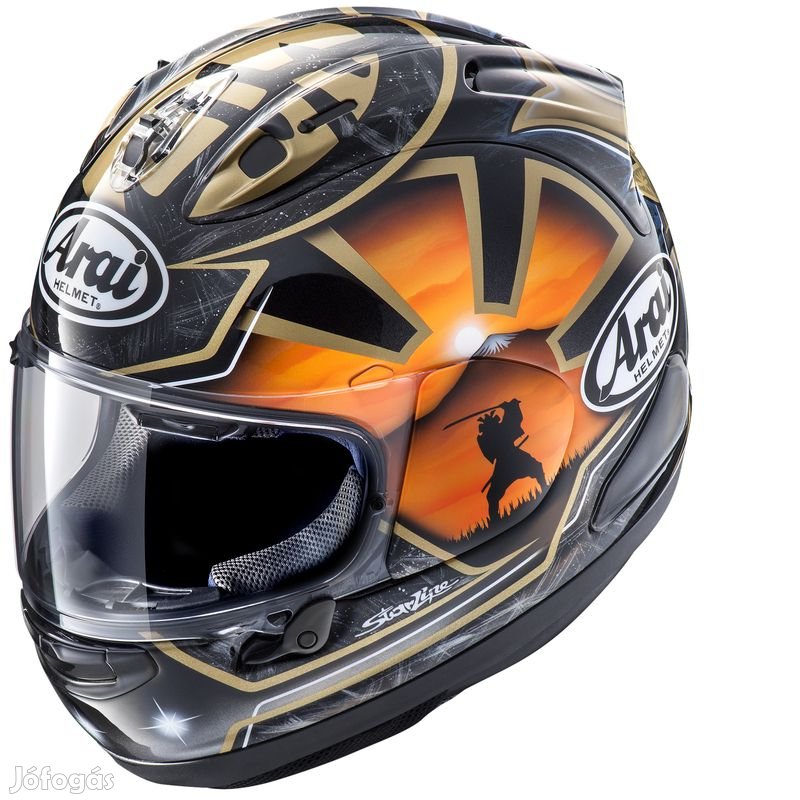 ARAI RX-7V EVO bukósisak Pedrosa Spirit Gold