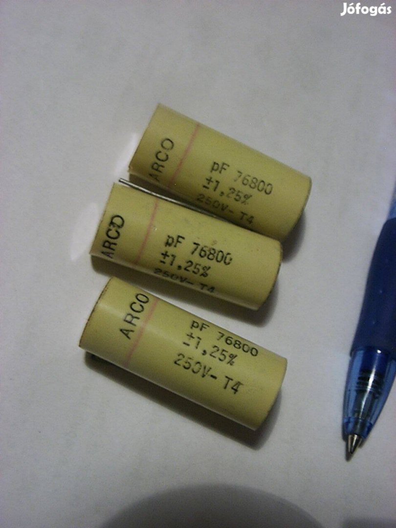 ARCO 76,8nF 250V kondenzátor, kondi