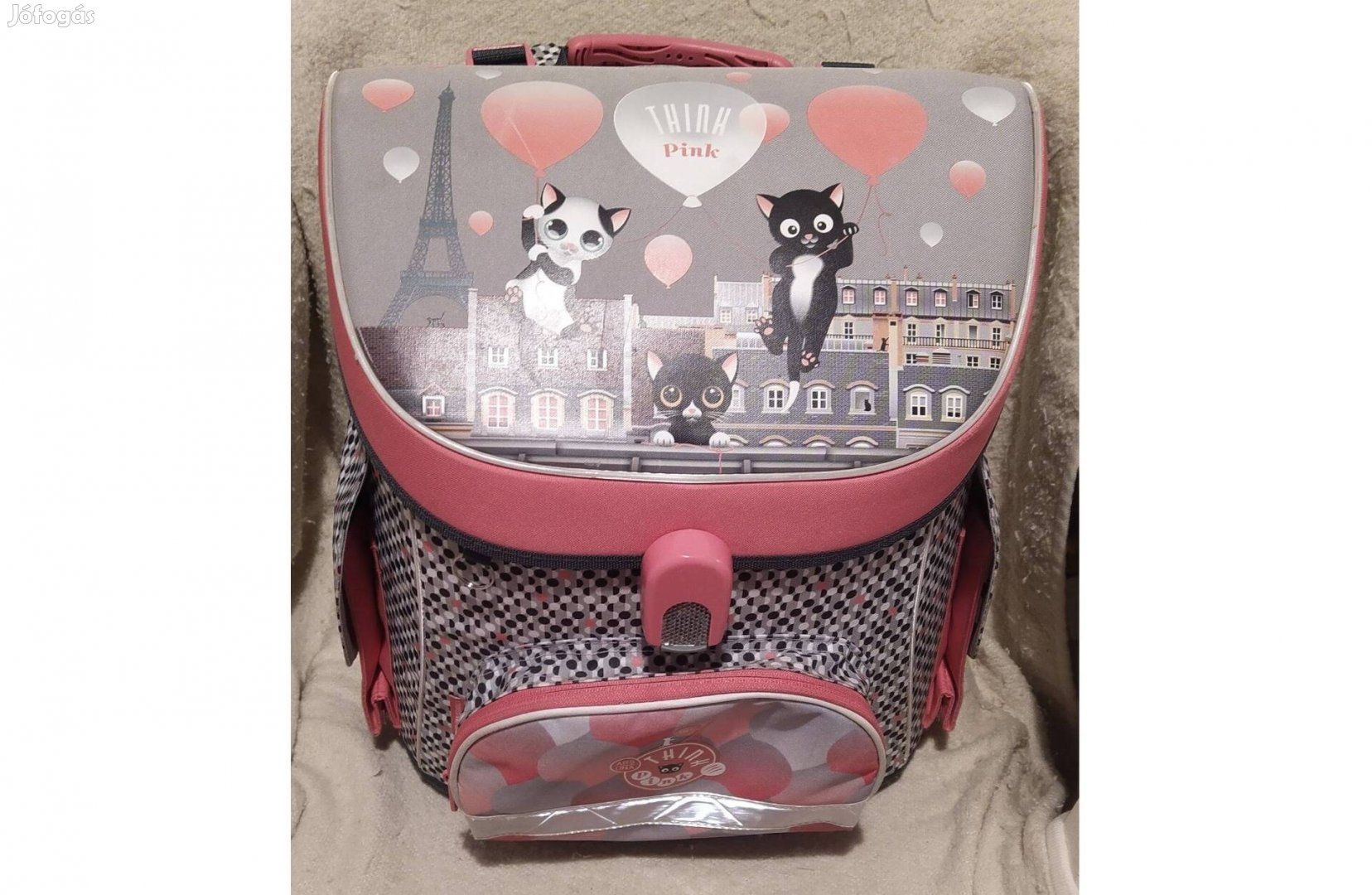 ARS UNA think pink iskolatáska eladó