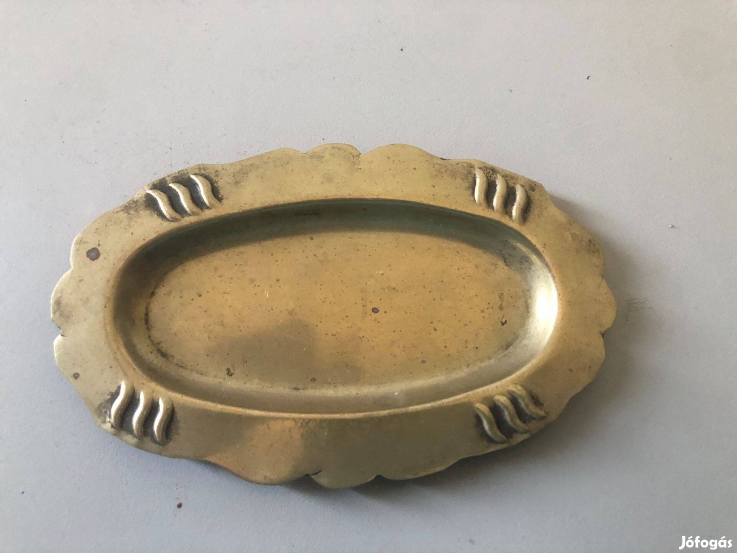 ART Deco stílusú réz hamutálca