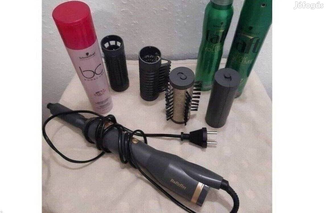 AS520E Babyliss forgókefés ionos hajformázó 4 kiegészítő