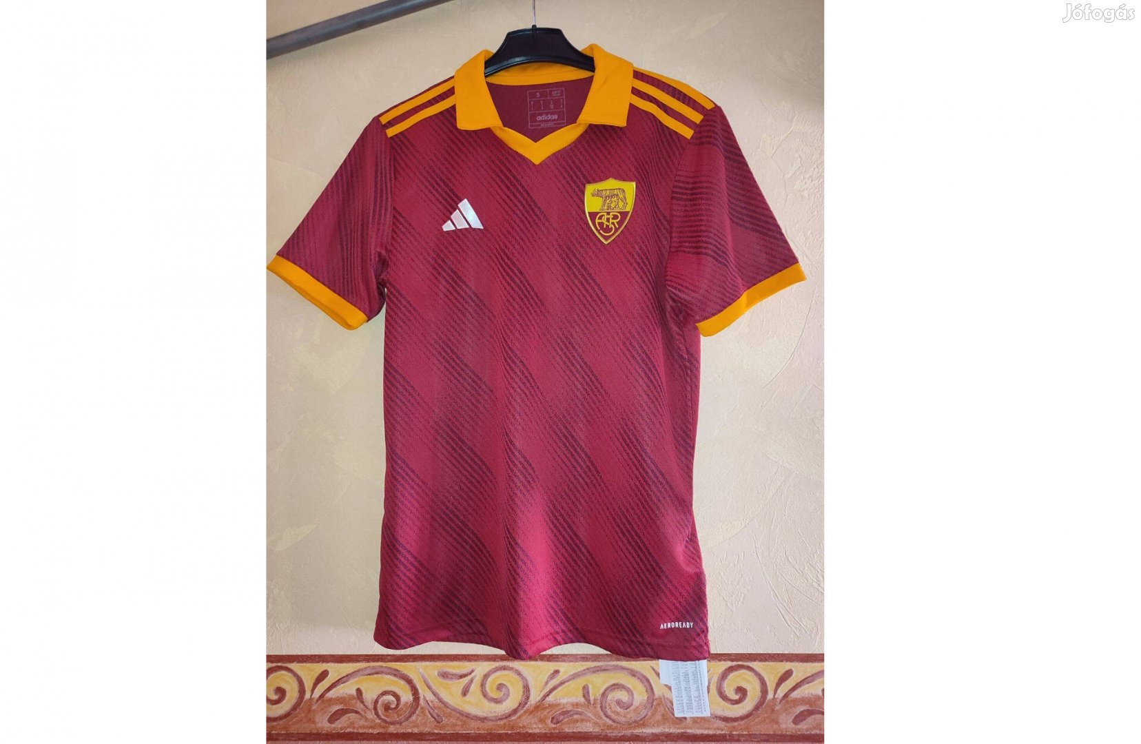 AS Roma eredeti adidas bordó mez (S)