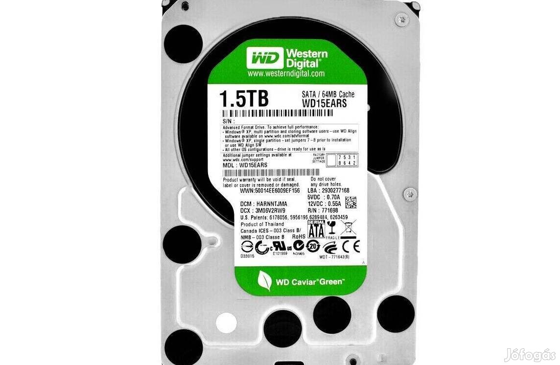 ATAWdc - WD15EARS-00M-1.5TB HDDSATA