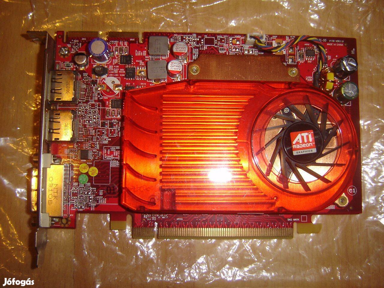 ATI Radeon HD3650 vga-videókártya