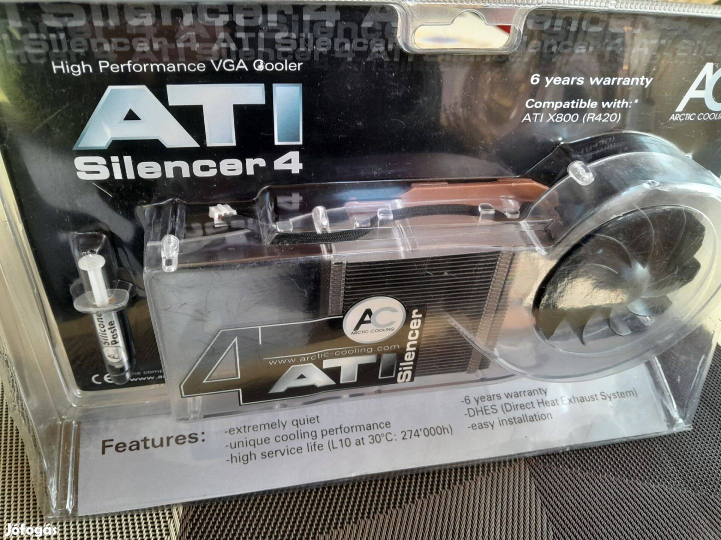 ATI Silencer 4 Retro Videokártya hűtő