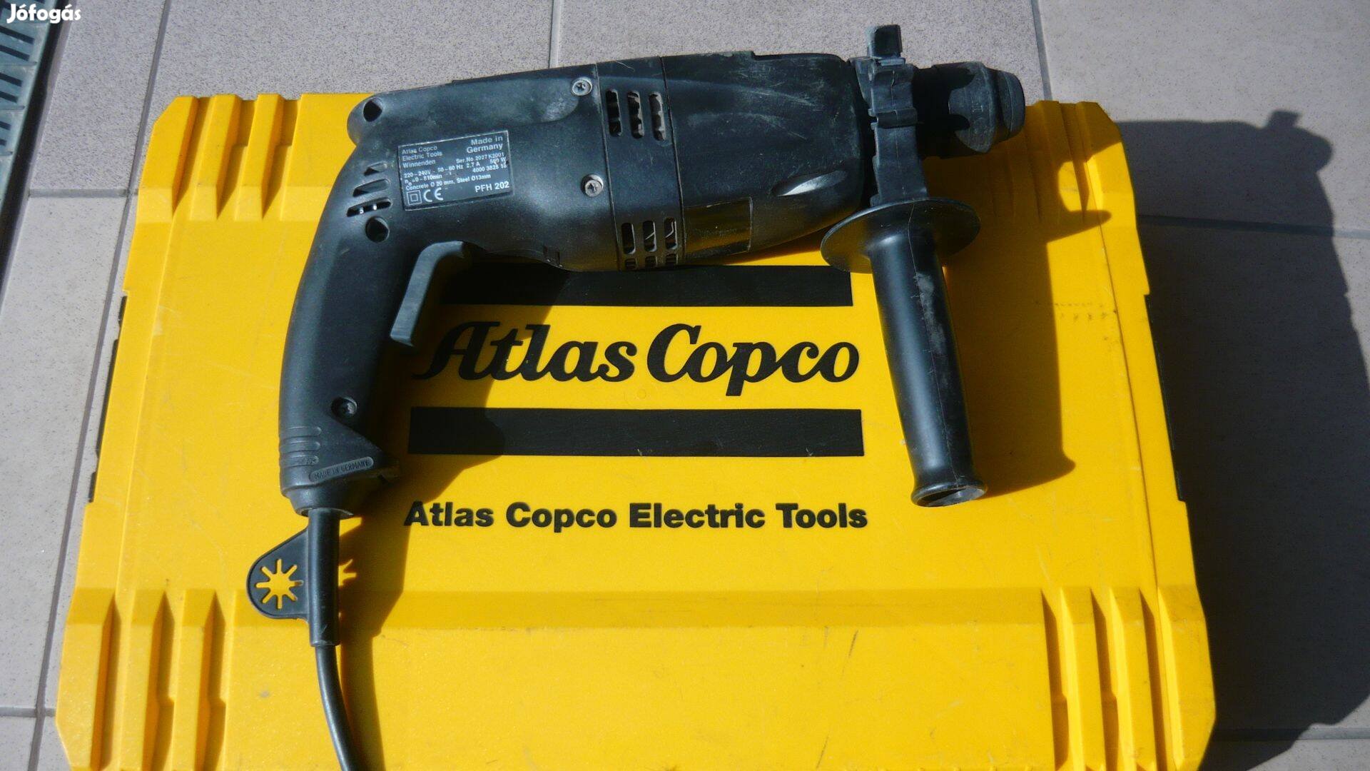 ATLAS Copco-Pfh202 SDS-Plus Ütvefúró kofferrel, Alig használtangermany