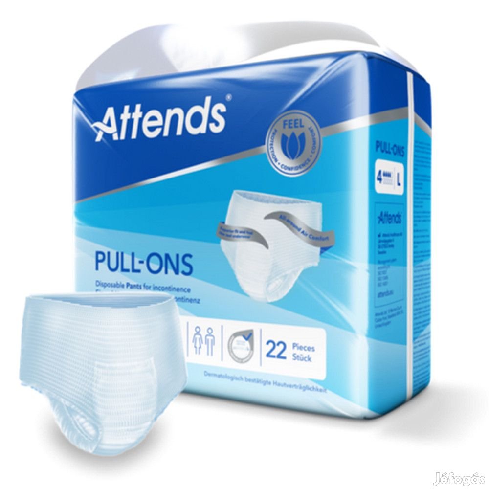 ATTENDS PULL-ONS 4 S (1174 ML) inkontinecia nadrág 22 db