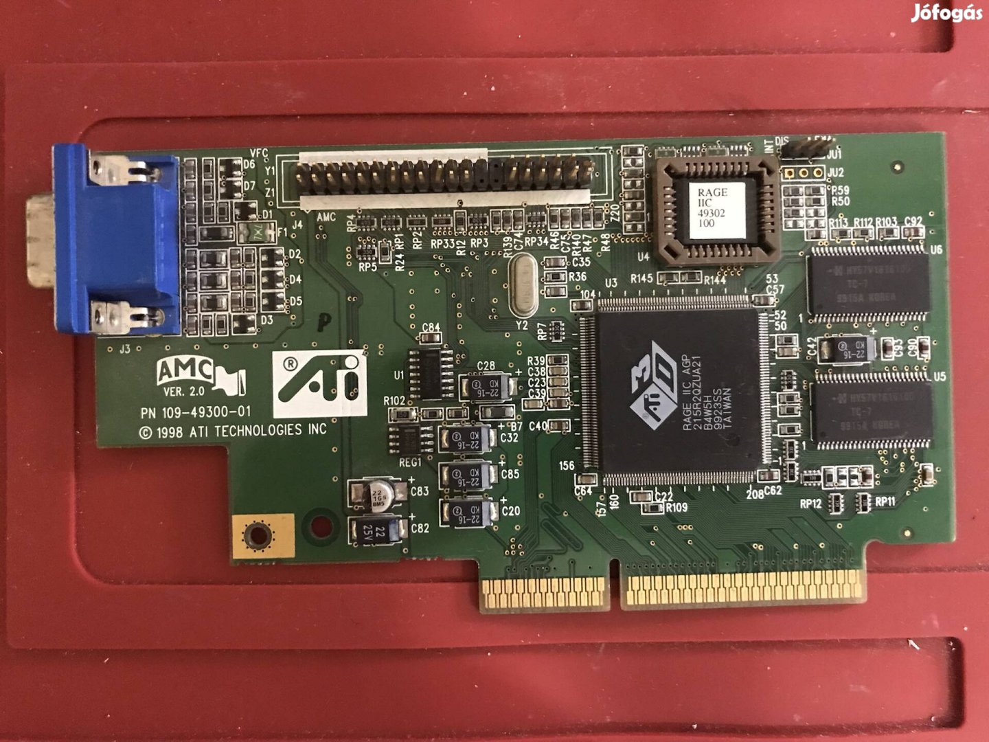 ATi 3D Rage Iic - 4 MB SDR - Újszerű - Retro, gyűjtőknek 1997 ápr