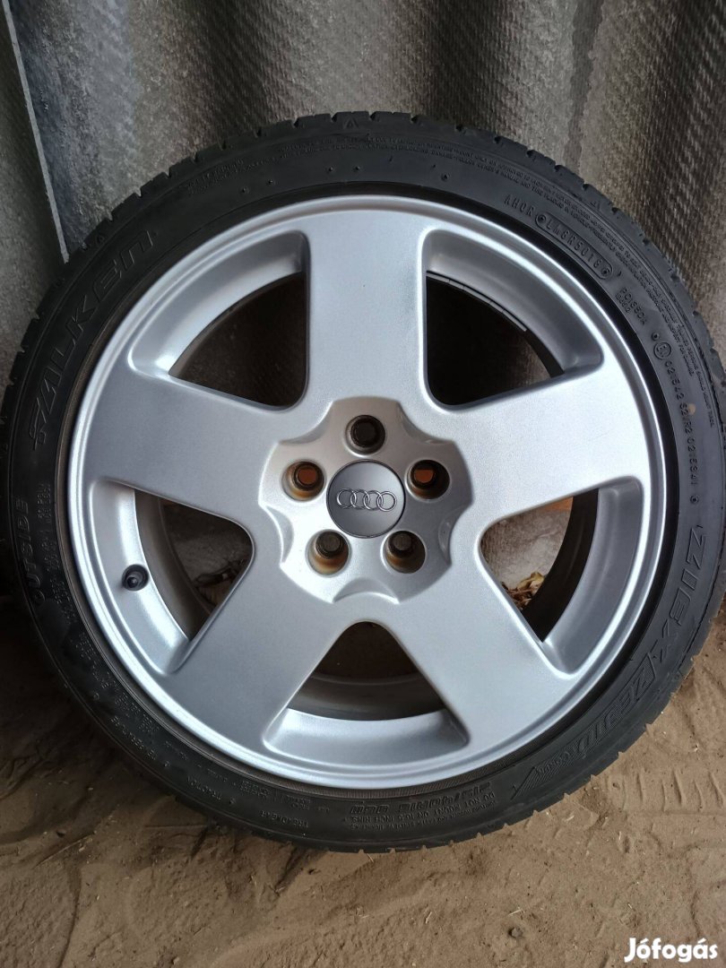 AUDI 7x16" ET31, R16 5x100x57 nyári gumival