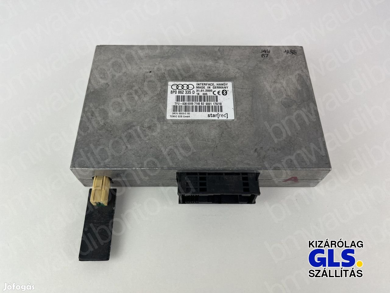 AUDI A3 Sportback (8PA) Bluetooth vezérlőegység modul (8P0862335D)