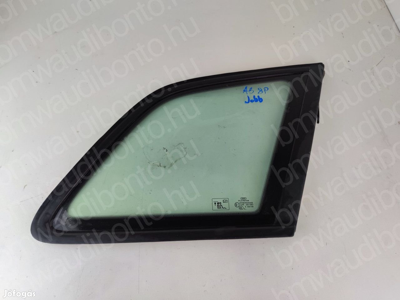 AUDI A3 Sportback (8PA) Jobb hátsó ajtó fix kisüveg ajtóban
