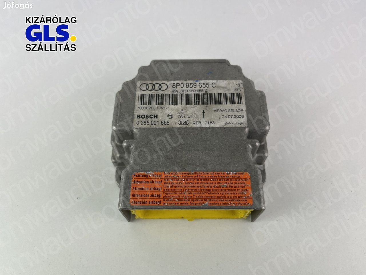 AUDI A3 Sportback (8PA) Légzsákvezérlő egység/modul (8P0959655C)